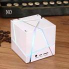 Qone 2 Cube Mini Portable Card Wireless Bluetooth Speaker(White) - 1