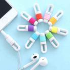 Earphone Headphone Wire Cable Line Protective Cover Winder Cord Wrap Organizer, Random Color Delivery - 1