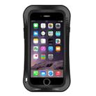 LOVE MEI for iPhone 7  Waistline Triobump Professional and Powerful Dustproof Shockproof Anti-slip Metal Protective Case(Black) - 1