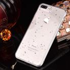 For  iPhone 8 & 7  Epoxy Dripping Transparent Starry Soft TPU Protective Case Back Cover - 1