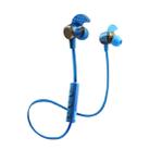 KIN-88 In-Ear Wire Control Bluetooth Earphone with Mic(Blue) - 1