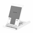 USAMS US-ZJ073 Retractable Folding Desktop Tablet Phone Holder (White) - 1