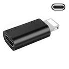 ENKAY Hat-Prince HC-6 Mini ABS USB-C / Type-C 3.1 to 8 Pin Port Connector Adapter(Black) - 1