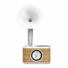 Original Xiaomi Youpin SANGEAN ChoPin Bluetooth Speaker Radio Phonograph Shape Mini Wireless Speaker (White) - 1