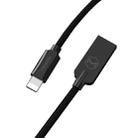 Mcdodo CA-3921 1.2m 2.4A Reversible 8 Pin to USB Nylon Weave TPE Jacket Data Sync Charging Cable with Zinc Alloy Head for iPhone, iPad(Black) - 1