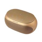 awei Y200 Wireless Bluetooth Speaker with Touch Buttons, Support Aux Line and TF Card(Gold) - 1