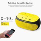 awei Y200 Wireless Bluetooth Speaker with Touch Buttons, Support Aux Line and TF Card(Yellow) - 6