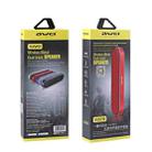 awei Y220 Portable Wireless Bluetooth Speaker V4.2 with HD Clear 3D Stereo Sound and Noise Cancelling, Support TF Card / AUX(Red) - 4