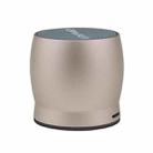 awei Y500 Mini Portable Wireless Bluetooth Speaker with 3D Stereo, Built-in Mic, Support TF Card / AUX(Gold) - 2