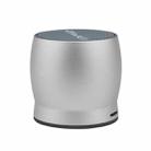 awei Y500 Mini Portable Wireless Bluetooth Speaker with 3D Stereo, Built-in Mic, Support TF Card / AUX(Silver) - 2
