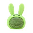 awei Y700 Mini Portable Rabbit Wireless Bluetooth Speaker, Built-in Mic, Support AUX / Hand Free Call(Green) - 2