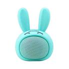 awei Y700 Mini Portable Rabbit Wireless Bluetooth Speaker, Built-in Mic, Support AUX / Hand Free Call(Blue) - 2