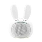 awei Y700 Mini Portable Rabbit Wireless Bluetooth Speaker, Built-in Mic, Support AUX / Hand Free Call(White) - 2