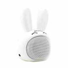 awei Y700 Mini Portable Rabbit Wireless Bluetooth Speaker, Built-in Mic, Support AUX / Hand Free Call(White) - 4