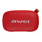 awei Y900 Mini Portable Wireless Bluetooth Speaker Noise Reduction Mic, Support TF Card / AUX(Red) - 1
