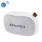 awei Y900 Mini Portable Wireless Bluetooth Speaker Noise Reduction Mic, Support TF Card / AUX(White) - 1