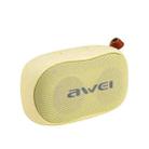 awei Y900 Mini Portable Wireless Bluetooth Speaker Noise Reduction Mic, Support TF Card / AUX(Yellow) - 2