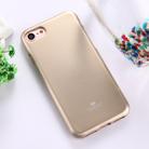 GOOSPERY JELLY CASE for  iPhone 8 & 7  TPU Glitter Powder Drop-proof Protective Back Cover Case (Gold) - 4