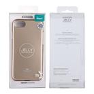 GOOSPERY JELLY CASE for  iPhone 8 & 7  TPU Glitter Powder Drop-proof Protective Back Cover Case (Gold) - 7