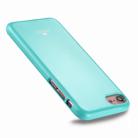 GOOSPERY JELLY CASE for  iPhone 8 & 7  TPU Glitter Powder Drop-proof Protective Back Cover Case (Mint Green) - 1