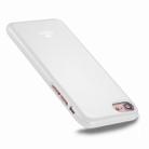 GOOSPERY JELLY CASE for  iPhone 8 & 7  TPU Glitter Powder Drop-proof Protective Back Cover Case (White) - 1