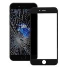 Front Screen Outer Glass Lens with Front LCD Screen Bezel Frame & OCA Optically Clear Adhesive for iPhone 7(Black) - 1