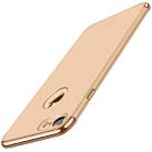 MOFI for  iPhone 7 Ultra-thin Three Stage Splicing Electroplating Side Protective Case Back Cover(Gold) - 1