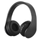 BTH-811 Folding Stereo Wireless  Bluetooth Headphone Headset with MP3 Player FM Radio, for Xiaomi, iPhone, iPad, iPod, Samsung, HTC, Sony, Huawei and Other Audio Devices(Black) - 1