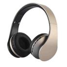 BTH-811 Folding Stereo Wireless  Bluetooth Headphone Headset with MP3 Player FM Radio, for Xiaomi, iPhone, iPad, iPod, Samsung, HTC, Sony, Huawei and Other Audio Devices(Gold) - 1