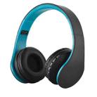 BTH-811 Folding Stereo Wireless  Bluetooth Headphone Headset with MP3 Player FM Radio, for Xiaomi, iPhone, iPad, iPod, Samsung, HTC, Sony, Huawei and Other Audio Devices(Blue) - 1