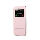 For  iPhone 8 & 7  Horizontal Flip Leather Case with Call Display ID & Holder(Pink) - 2