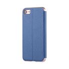 For  iPhone 8 & 7  Horizontal Flip Leather Case with Call Display ID & Holder(Blue) - 3