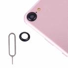For iPhone 7 Rear Camera Lens Protective Cover with Needle(Black) - 1