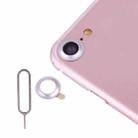 For iPhone 7 Rear Camera Lens Protective Cover with Needle(Silver) - 1
