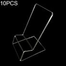 10 PCS Acrylic Mobile Phone Display Stand Holder(Transparent) - 1