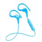 BT-1 Wireless Bluetooth In-ear Headphone Sports Headset with Microphones, for Smartphone, Built-in Bluetooth Wireless Transmission, Transmission Distance: within 10m(Blue) - 1