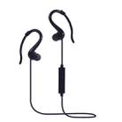008 In-Ear Ear Hook Wire Control Sport Wireless Bluetooth Earphones with Mic, Support Handfree Call, For iPad, iPhone, Galaxy, Huawei, Xiaomi, LG, HTC and Other Smart Phones(Black) - 1