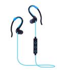 008 In-Ear Ear Hook Wire Control Sport Wireless Bluetooth Earphones with Mic, Support Handfree Call, For iPad, iPhone, Galaxy, Huawei, Xiaomi, LG, HTC and Other Smart Phones(Blue) - 1