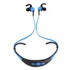 BT-54 In-Ear Wire Control Sport Neckband Wireless Bluetooth Earphones with Mic & Ear Hook, Support Handfree Call, For iPad, iPhone, Galaxy, Huawei, Xiaomi, LG, HTC and Other Smart Phones(Blue) - 1