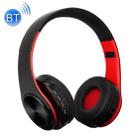 BTH-818 Headband Folding Stereo Wireless Bluetooth Headphone Headset, for iPhone, iPad, iPod, Samsung, HTC, Sony, Huawei, Xiaomi and other Audio Devices (Black+Red) - 1