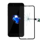 For iPhone 8 / 7 / 6 / 6s 0.26mm 9H Surface Hardness Explosion-proof Silk-screen Tempered Glass Full Screen Film with Colored Sides(Black) - 1
