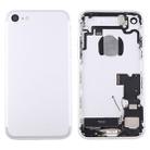 Battery Back Cover Assembly with Card Tray for iPhone 7(Silver) - 1