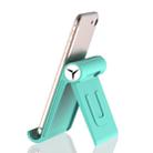 Lenuo DL-19 Universal ABS + Silica Gel Desktop Holder Multi-Angle Desk Stand for 3.5-11 inch Mobile Phone & Tablet(Mint Green) - 1