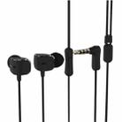 Remax RM-502 Elbow 3.5mm In-Ear Wired Heavy Bass Sports Earphones with Mic(Black) - 1