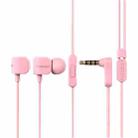 Remax RM-502 Elbow 3.5mm In-Ear Wired Heavy Bass Sports Earphones with Mic(Pink) - 1