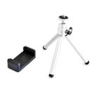 Multi-functional Aluminum Alloy Mount Tripod with Phone Clamp (Silver) - 2