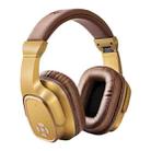 OneDer S2 Head-mounted Wireless Bluetooth Version 5.0 Headset Headphones, with Mic, Handsfree, TF Card, USB Drive, AUX, FM Function (Brown) - 1
