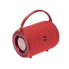 Oneder V3 Outdoor Hand-held Wireless Bluetooth Speaker, Support Hands-free & FM & TF Card & AUX & USB Drive (Red) - 1