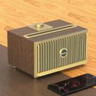 Oneder V6 Portable Wireless Bluetooth Speaker, Support Hands-free & FM & TF Card & AUX & USB Drive (Bronze) - 1