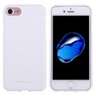 GOOSPERY SOFT FEELING for  iPhone 8 & 7  Liquid State TPU Drop-proof Soft Protective Back Cover Case (White) - 1